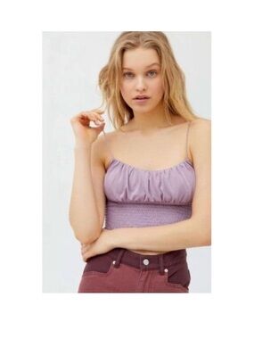 Urban Outfitters Lavender Smocked Camisole Tank